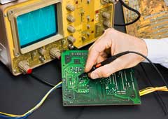 Adhesive systems specially formulated for electronic testing equipment
