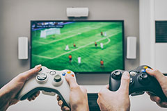 Electronic grade adhesives for video game consoles