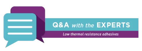 Low Thermal Resistance Adhesives