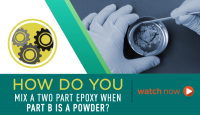 How Do You Mix a Two Part Epoxy When Part B is a Powder?